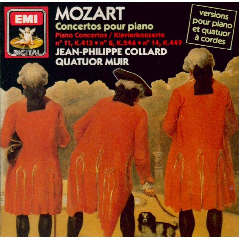 MOZART - Collard - Concerto pour piano et orchestre n°11 en fa majeur K Versions pour quatuor et piano..